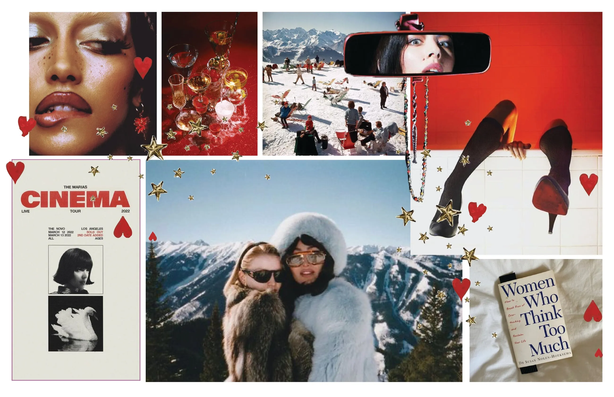 Mood board 01 — après-ski holiday direction