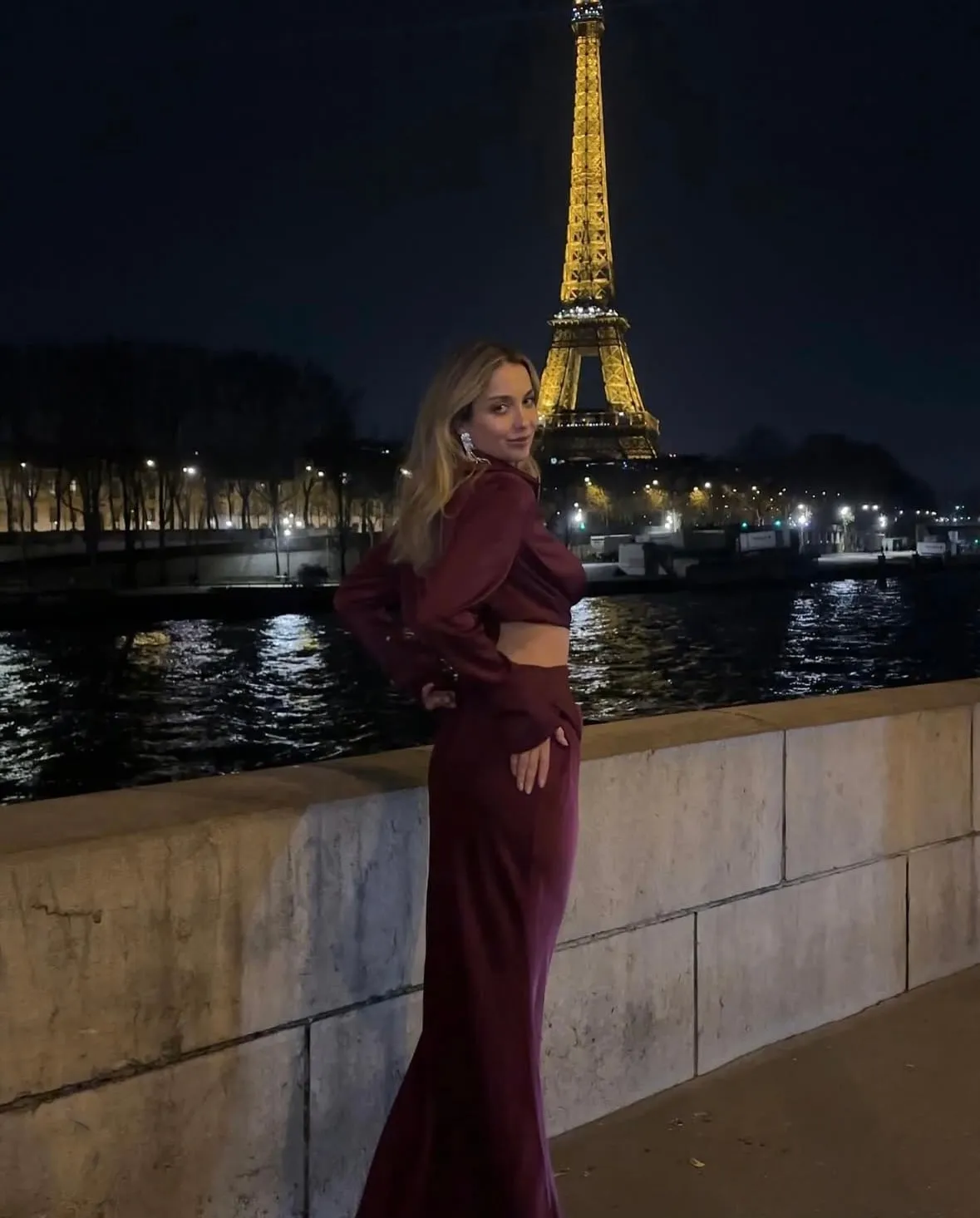 NBD burgundy set in Paris